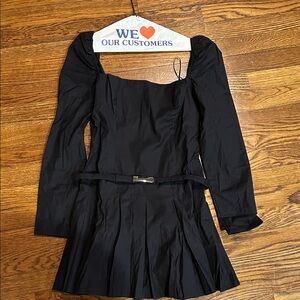 Reformation Black Mini Dress